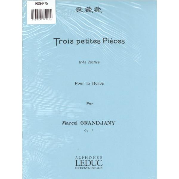 楽譜 MSOHP75 輸入 3つの小品（マルセル・グランジャニー）（ハープ）3PetitesPice...