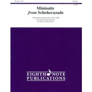 楽譜 MSOFL467 輸入 小組曲「シェヘラザード」より（リムスキー・コルサコフ）（フルート＋ピアノ）〔Minisuite