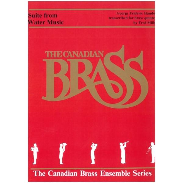 楽譜 IEBR420 輸入 水上の音楽組曲（ヘンデル）（カナディアン・ブラス）（金管五重奏）Suit...