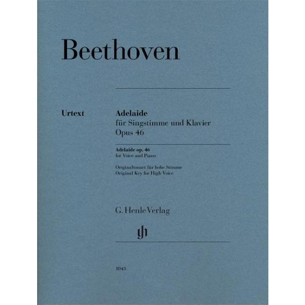 楽譜 VOC1585 輸入 ベートーヴェン／アデライーデ op．46 高声用（原典版／ヘンレ社）輸入...