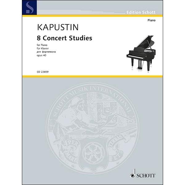 楽譜 ED22659ニコライ・カプースチン8つの演奏会用練習曲ピアノのための ／ ショット・ミュージ...