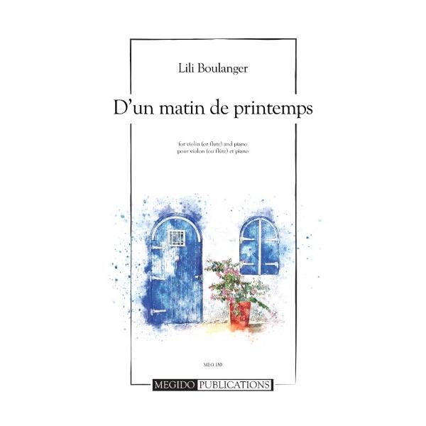 楽譜 MSOFL3830 輸入 春の朝に（リリ・ブーランジェ）（フルート+ピアノ）D’un mati...
