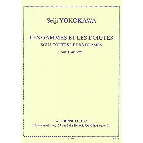 楽譜 GYW00038198 横川晴児 音階と運指 ／ ルデュック社