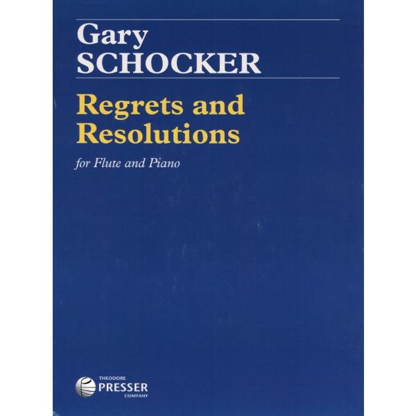 楽譜 輸入 フルートソロ 後悔と決心 （Flute ＆ Piano） Regrets and Res...