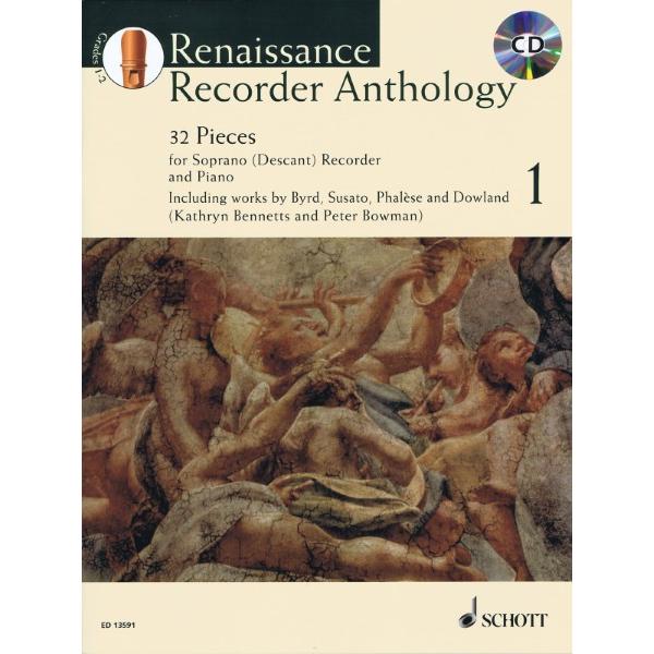 楽譜 輸入 リコーダー ルネサンス・リコーダー・アンソロジー 第1巻 （CD付） （Recorder...