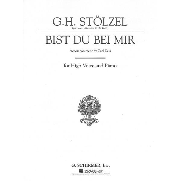 楽譜 輸入 御身は我がかたわらに（あなたがそばにいたら） Bist du bei mir (Thou...