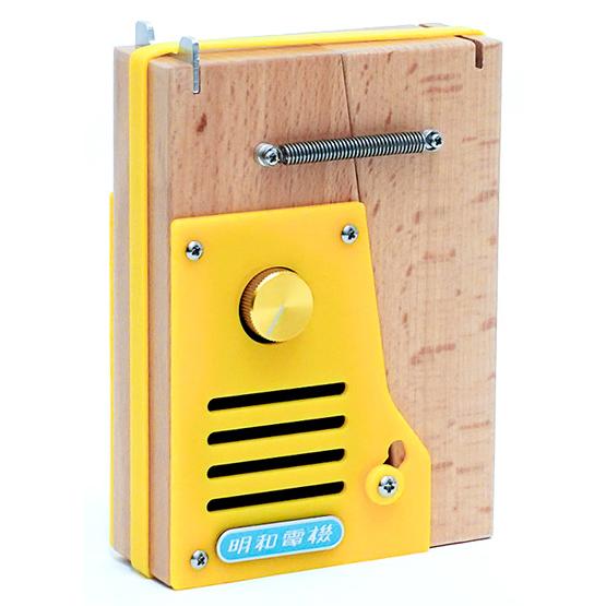 ゴムベース Compact model＜Beech＞／イエロー ／ 株式会社 明和電機