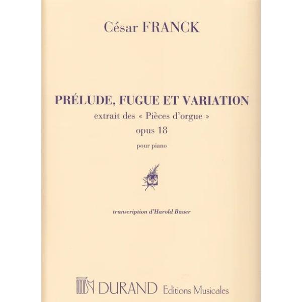 楽譜 輸入 ピアノソロ 前奏曲、フーガと変奏曲 作品18 Prelude Fugue et Vari...