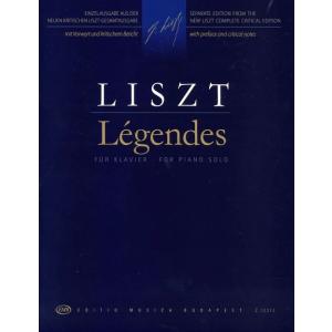 楽譜 輸入 ピアノソロ 伝説 （新リスト全集から） Legendes／リスト Liszt F. 全集 ／ MUSICA BUDAPEST ムジカ・ブダペスト(P)