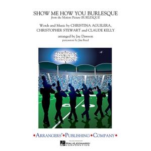 楽譜 UB470 輸入 クリスティーナ・アギレラ／ショウ・ミー・ハウ・ユー・バーレスク輸入マーチング...