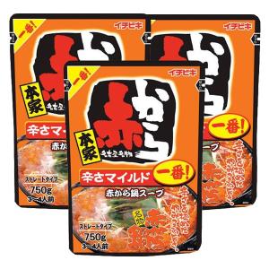 「 赤から鍋 スープ 一番 ストレート 720g 3袋 セット 」 鍋の素 イチビキ 鍋スープ 1番 鍋の素 赤から鍋の素｜shimamura-miso