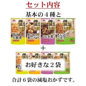 毎日減塩おかず 選べる 4種6袋セット 減塩 ...の詳細画像1