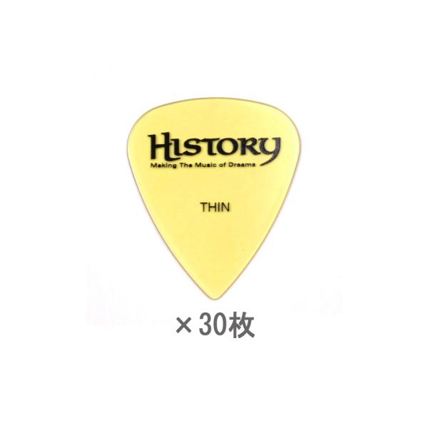 HISTORY ヒストリー HP2T THIN ピック 30枚セット ティアドロップ型