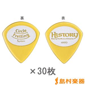 HISTORY（ヒストリー） HP3GPEXH EXTRA HARD ピック 30枚セット JAZZ型
