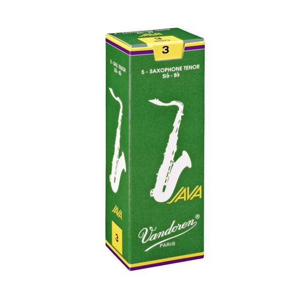Vandoren バンドレン バンドーレン JAVA 硬さ：3 緑JAVA サックスリード テナーサ...