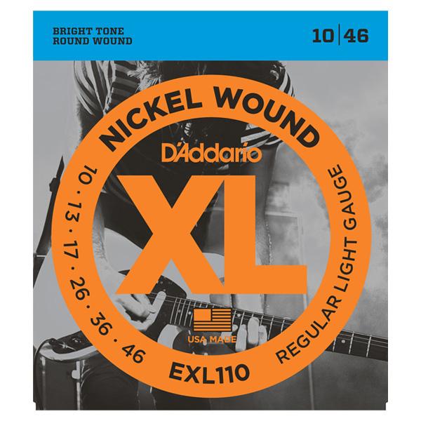 D'Addario ダダリオ EXL110 10-46 レギュラーライト エレキギター弦
