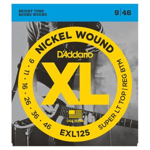 D'Addario ダダリオ EXL125 9-46 スーパーライトトップレギュラーボトム エレキギター弦｜shimamura