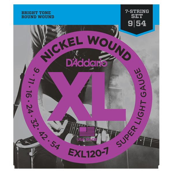 D'Addario ダダリオ EXL120/7 09-54 7-String スーパーライト 7弦エ...