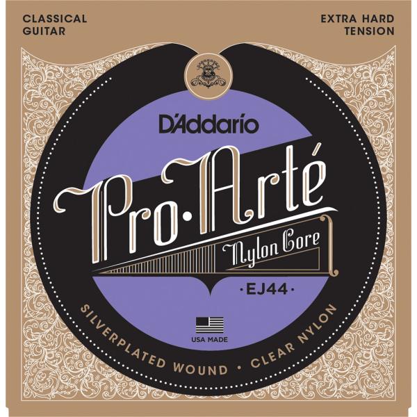 D'Addario ダダリオ EJ44 シルバーワウンド クリアナイロン エクストラハードテンション...