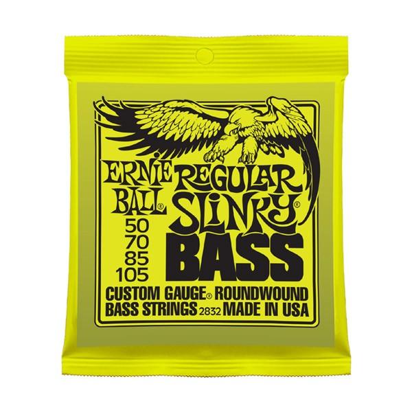 ERNiE BALL アーニーボール 2832 ニッケル 50-105 レギュラースリンキー エレキ...