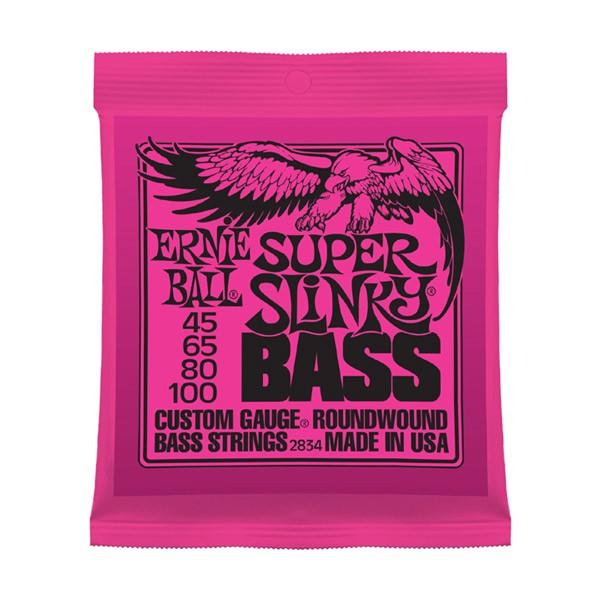 ERNiE BALL アーニーボール 2834 ニッケル 45-100 スーパースリンキー エレキベ...