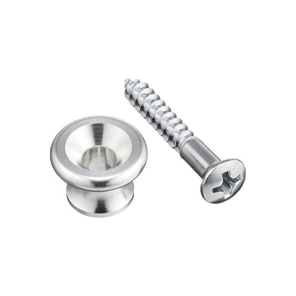 Famous フェイマス ストラップピン ウクレレ用 エンドピン シルバー