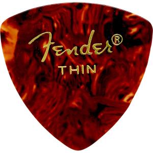 Fender フェンダー 346 PICK 12 THIN ピック 12枚セット おにぎり型 シン ベッコウ柄｜shimamura