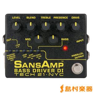Tech21 SANSAMP(サンズアンプ) エフェクター ベース用プリアンプ BASS