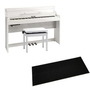 Roland ローランド 電子ピアノ 88鍵盤 DP603-PWS ブラックカーペット(小)セット 〔配送設置無料・代引き払い不可〕｜shimamura