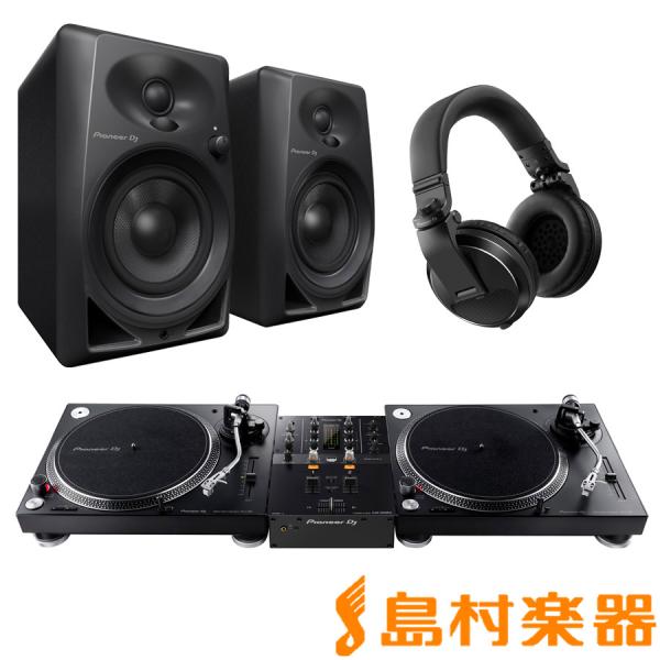Pioneer DJ パイオニア PLX-500-K + DJM-250MK2(ミキサー) + DM...