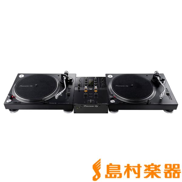 Pioneer DJ パイオニア PLX-500-K + DJM-250MK2(ミキサー) アナログ...