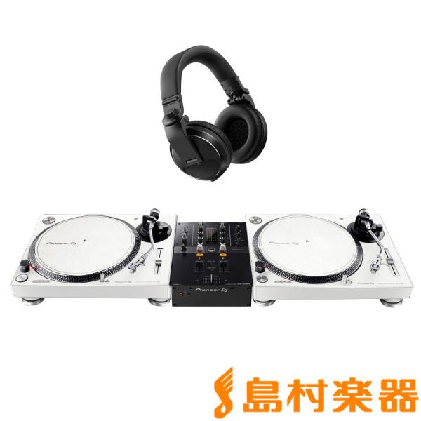 Pioneer DJ パイオニア PLX-500-W + DJM-250MK2(ミキサー) + HD...