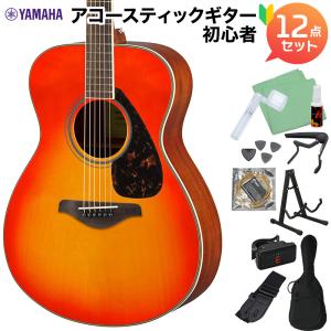 YAMAHA ヤマハ FS820 AB アコースティックギター初心者12点セット 〔WEBSHOP限定〕｜shimamura