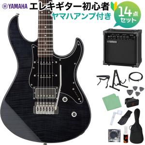 YAMAHA ヤマハ PACIFICA612VIIFM TBL エレキギター 初心者14点セット 〔ヤマハアンプ付き〕 トランスルーセントブラック パシフィカ〔オンラインストア限定〕｜shimamura