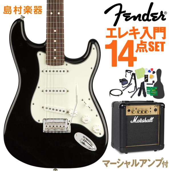 Fender フェンダー Player Stratocaster PF Black エレキギター初心...