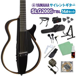 YAMAHA ヤマハ SLG200S TBL (トランスルーセントブラック) サイレントギター初心者...