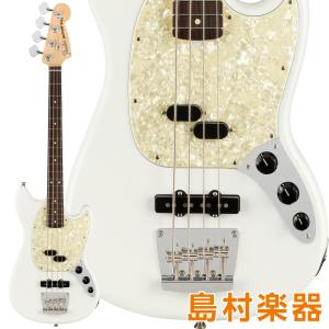 Fender フェンダー American Performer Mustang Bass Rosewood Fingerboard Arctic White エレキベース｜shimamura