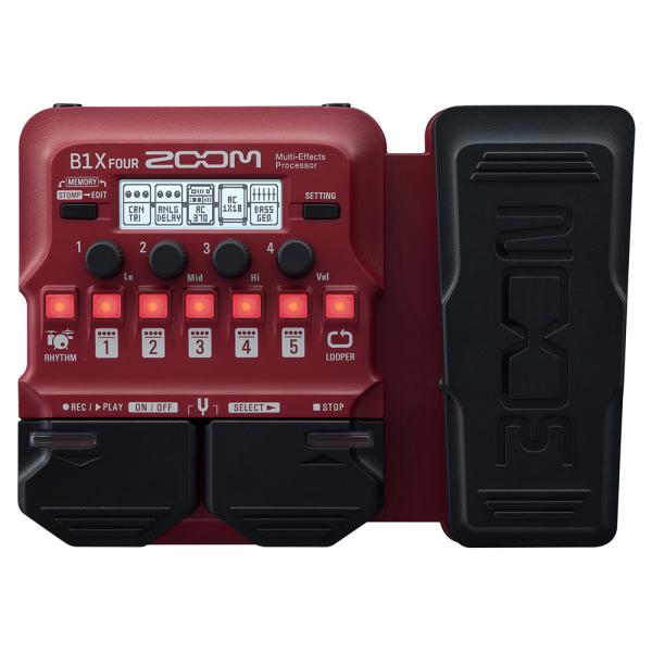 ZOOM B1X FOUR Multi-Effects Processor ベース用マルチエフェクタ...