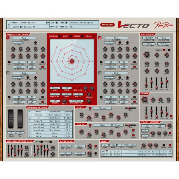 Rob Papen ロブパペン Vecto ソフトシンセ [メール納品 代引き不可]