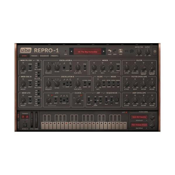特価 2025/12/02迄 u-he ユーヒー REPRO アナログ・エミュレーション・ソフトシン...