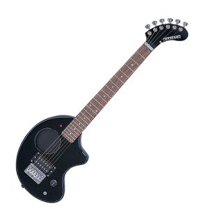 FERNANDES フェルナンデス ZO-3 BLK スピーカー内蔵ミニエレキギター ブラック ソフトケース付き ゾウさんギター｜shimamura