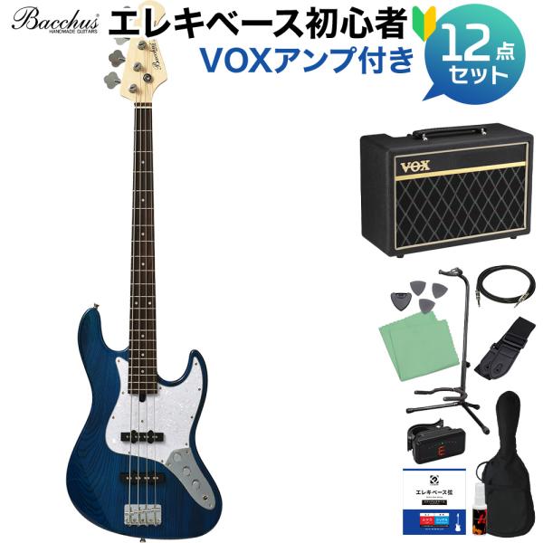 Bacchus バッカス WJB-500R ASH シースルーブルー・グロスフィニッシュ(STB) ...