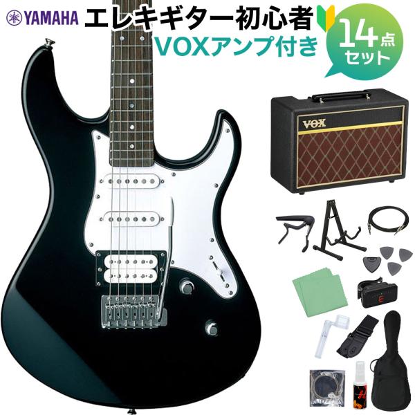 YAMAHA PACIFICA112V BL(ブラック) エレキギター初心者14点セット 〔VOXア...