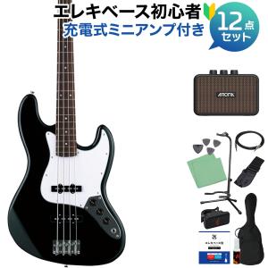 BUSKER'S バスカーズ BJB-Standard ベース初心者12点セット〔島村楽器