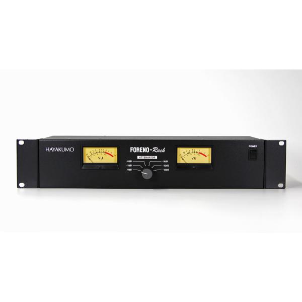 HAYAKUMO ハヤクモ FORENO-Rack アッテネーター付き ハイスペック・VUメーター・...