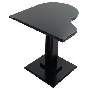 名陽木工 メイヨウモッコウ グランドピアノ型サイドテーブル 黒色艶消し塗装 GP Side Table｜shimamura