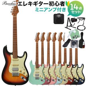 Bacchus（バッカス） BST-3-RSM/M エレキギター初心者14点セット