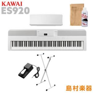 KAWAI カワイ 電子ピアノ 88鍵盤 ES120W ホワイト Filo : 島村楽器