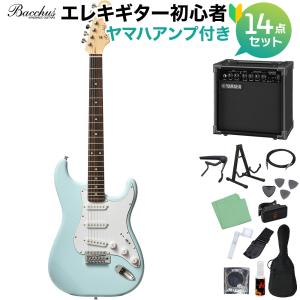 Bacchus バッカス BST-1R PTL-SOB エレキギター初心者14点セット