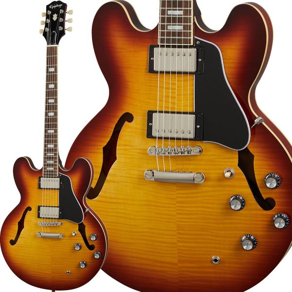 Epiphone エピフォン ES-335 Figured Raspberry Tea Burst ...
